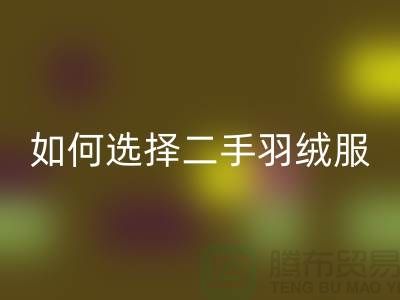如何选择二手蒙口羽绒服星空体育(中国)官方网站STAR SPORTS平台@上海库存服装星空体育(中国)官方网站STAR SPORTS公司