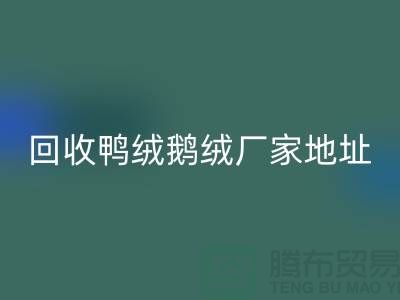星空体育(中国)官方网站STAR SPORTS鸭绒鹅绒厂家介绍以及地址