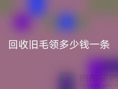 星空体育(中国)官方网站STAR SPORTS旧毛领多少钱一条