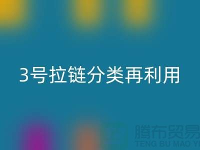 拉链星空体育(中国)官方网站STAR SPORTS：5号拉链、3号拉链分类再利用，环保新时尚-上海腾布