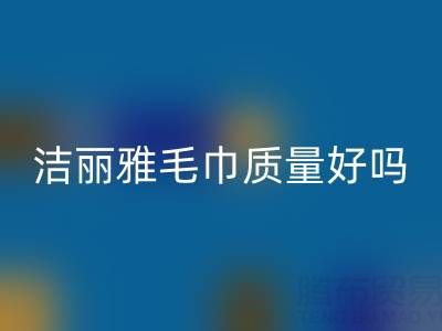 洁丽雅毛巾质量怎么样？是品牌吗？——二手毛巾星空体育(中国)官方网站STAR SPORTS平台