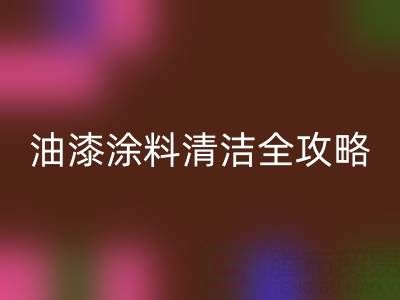 油漆涂料清洁全攻略：从清洗技巧到环保星空体育(中国)官方网站STAR SPORTS指南