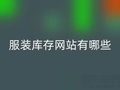 服装库存网站哪个好？有哪些服务——上海布料星空体育(中国)官方网站STAR SPORTS公司